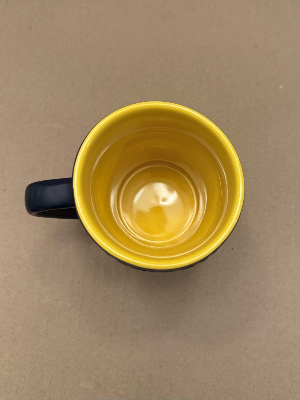 Michigan Wolverines Ceramic Coffee Mug Navy Yellow - Picture 5 of 8